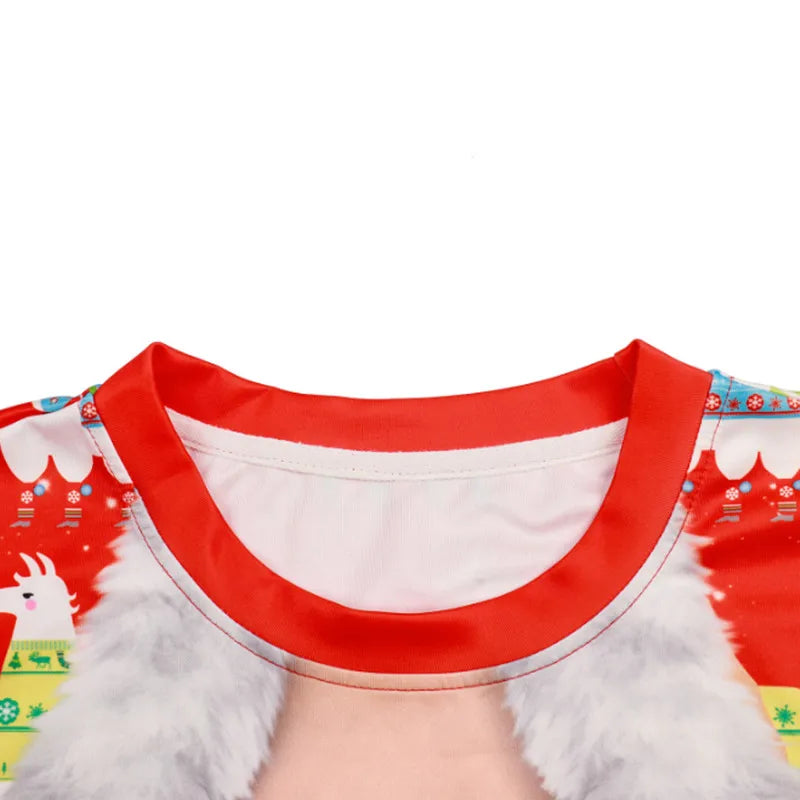 New listing Christmas Sweaters Stylish Unisex Men Women Santa Claus Ugly Christmas Sweater Novelty Sexy Retro crew-neck hoodie