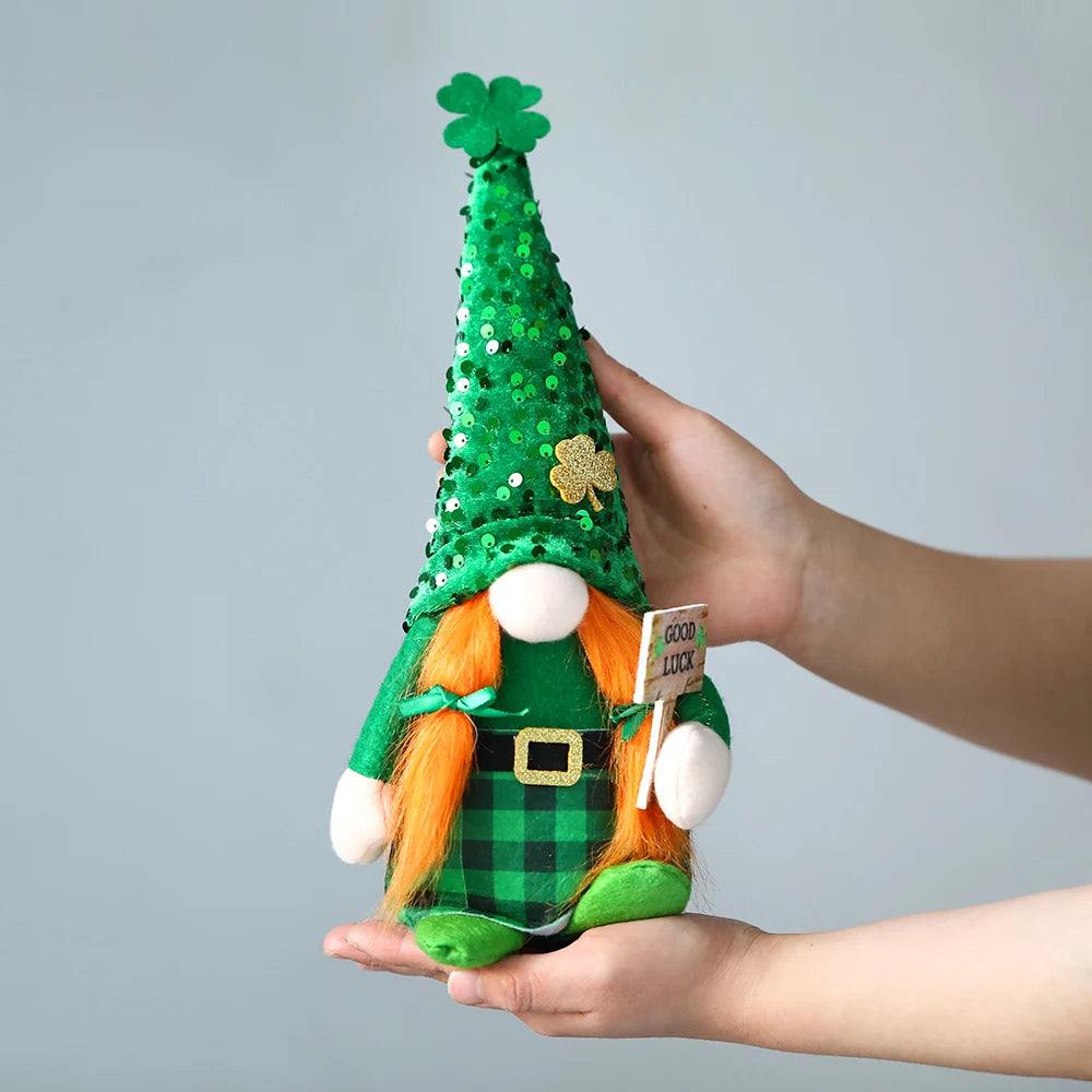 St Patrick's Day Rudolph Doll