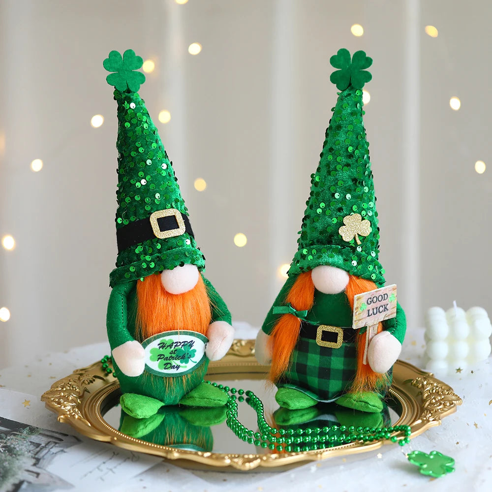 St Patrick's Day Rudolph Doll