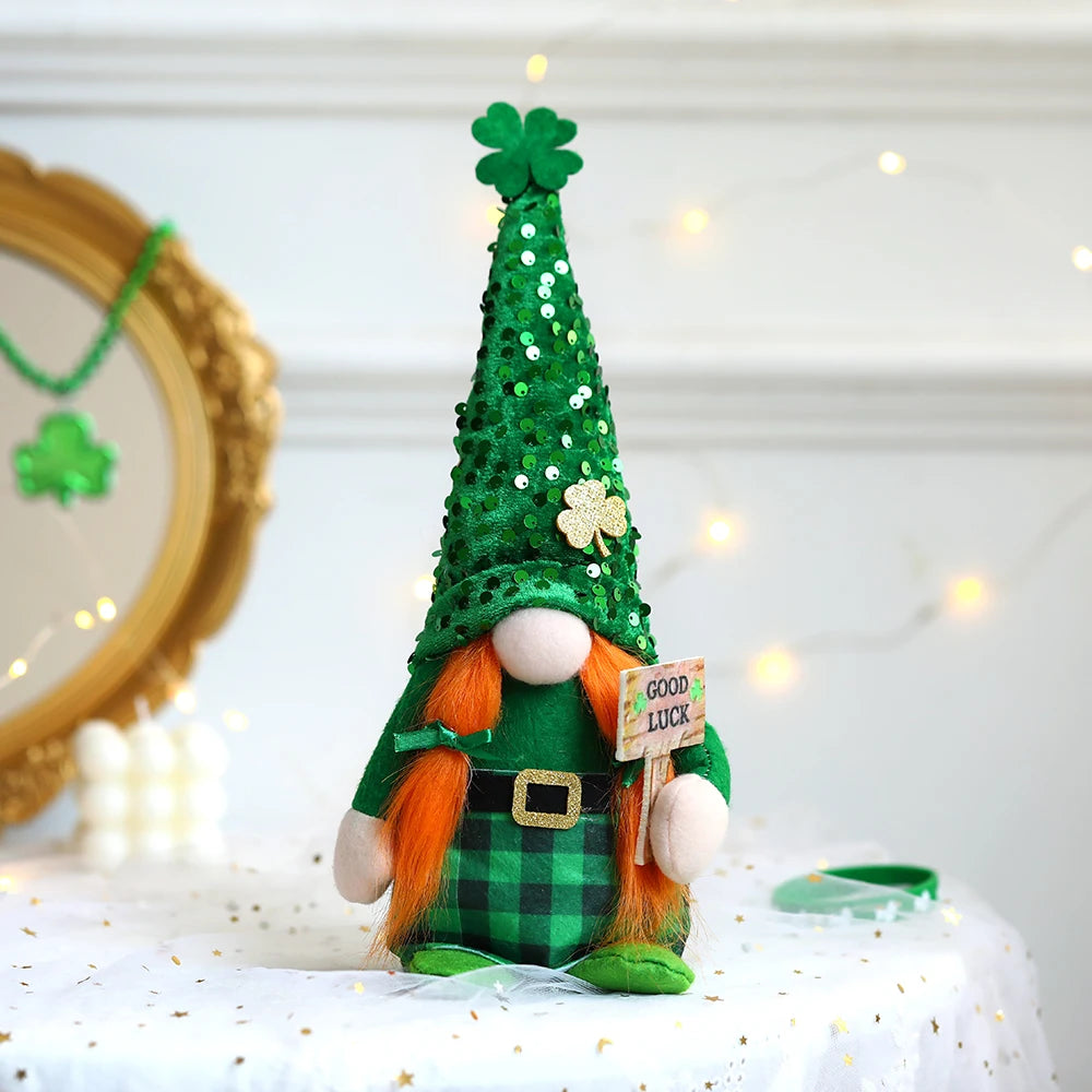 St Patrick's Day Rudolph Doll