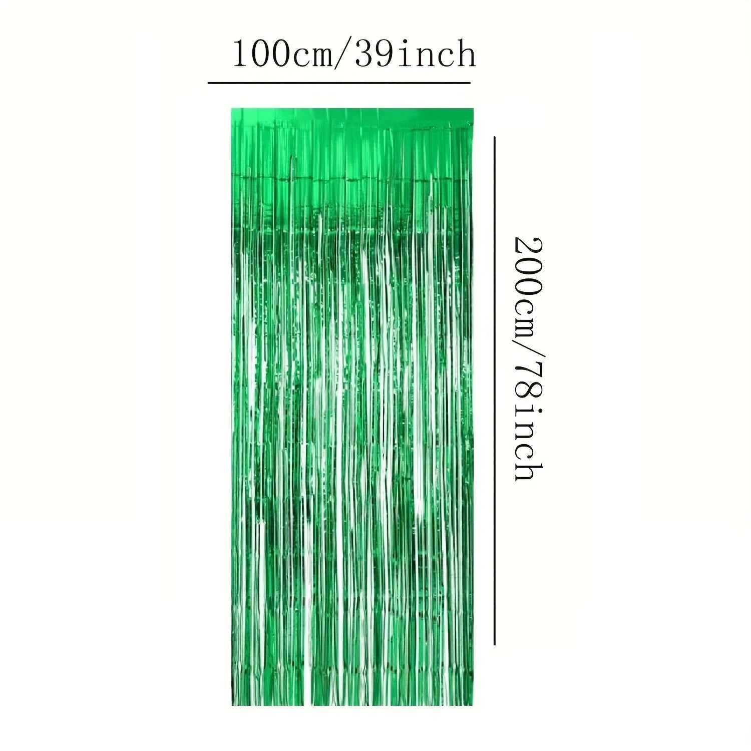 Green Tassel Background Decoration Set