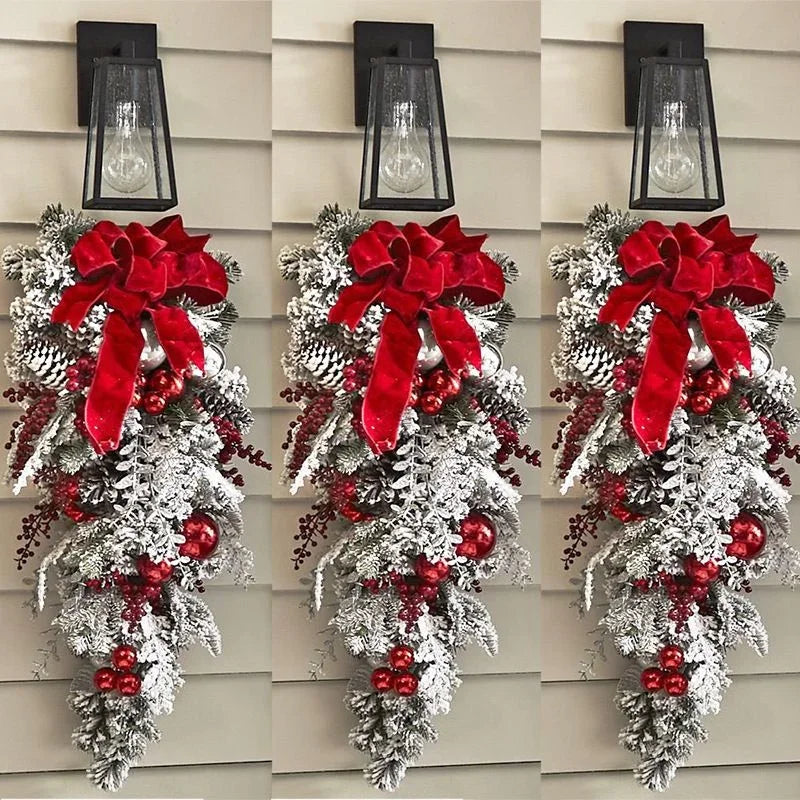 Christmas Wreath Rattan Set