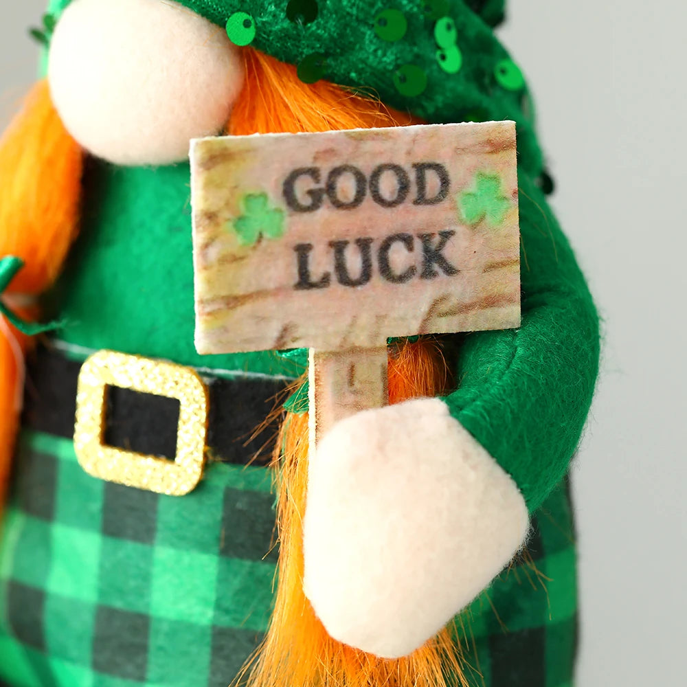 St Patrick's Day Rudolph Doll