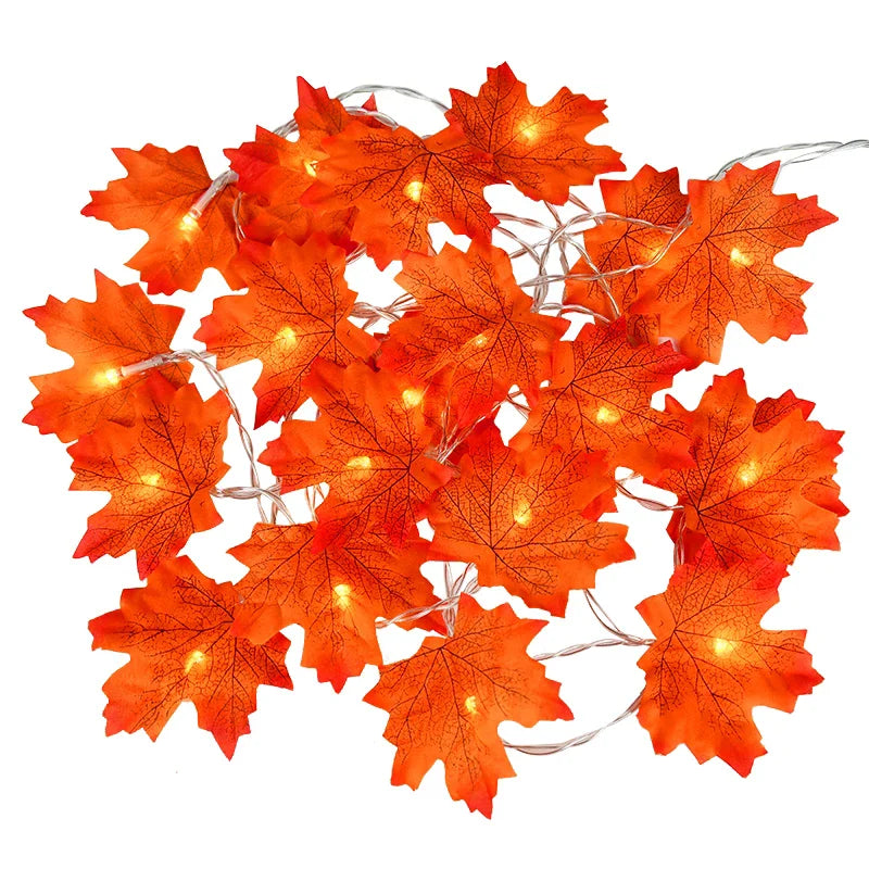 Artificial Maple Leaves LED String Light