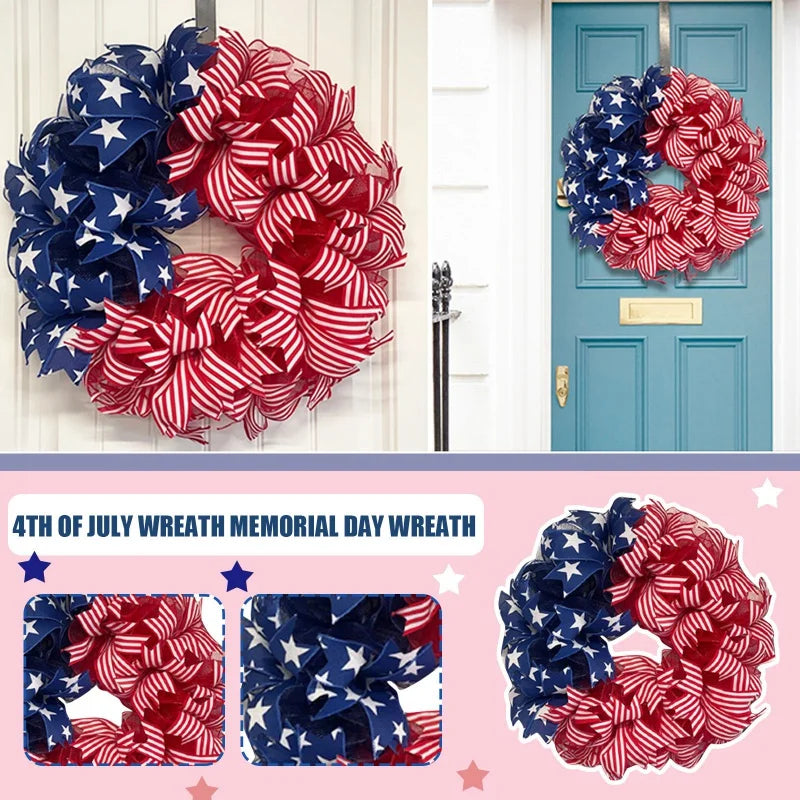 4th Of July Independence Day Wreath