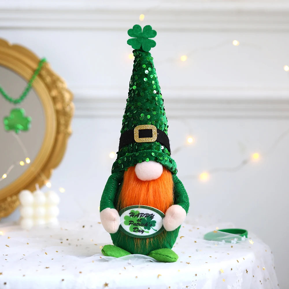 St Patrick's Day Rudolph Doll