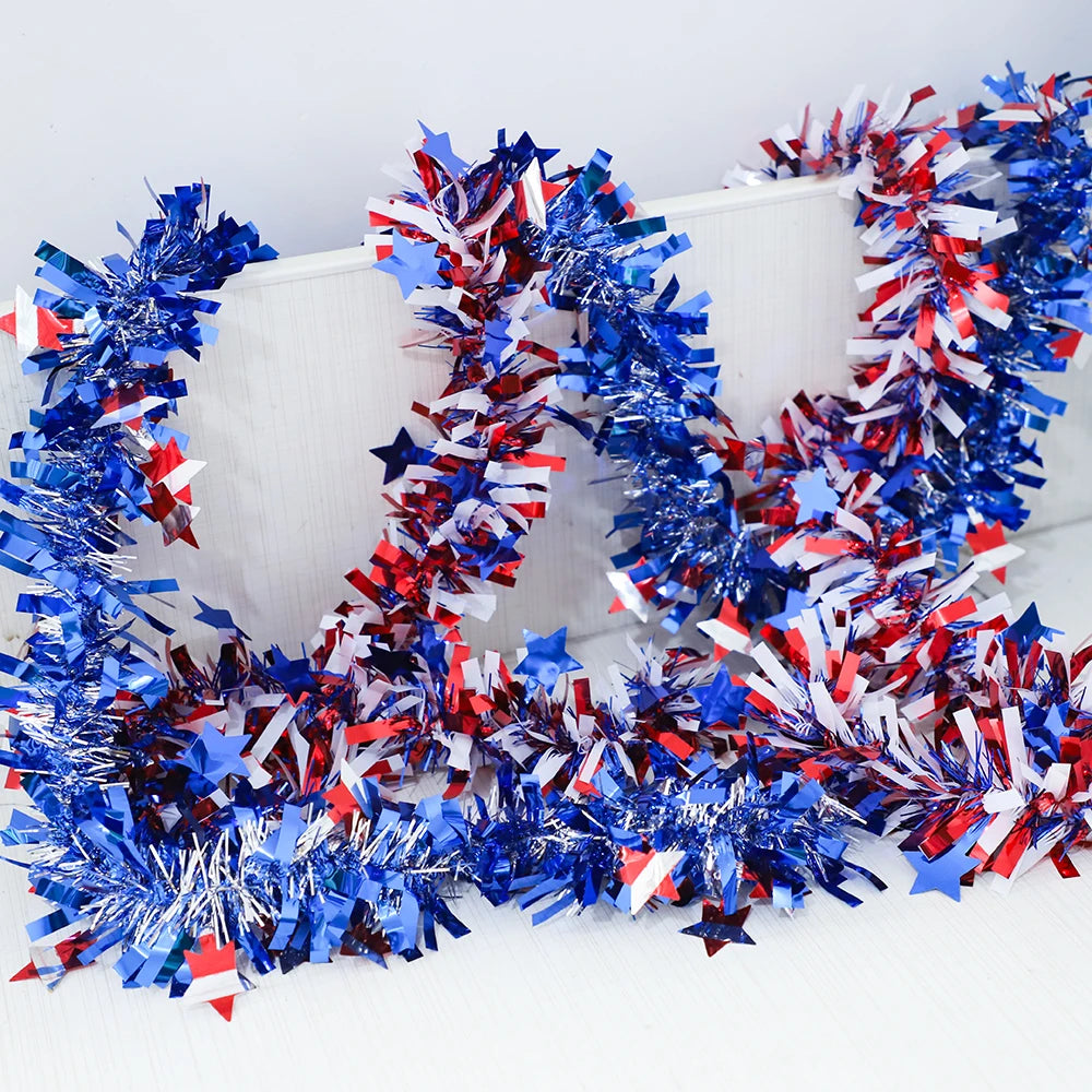 4th of July Garland Banner